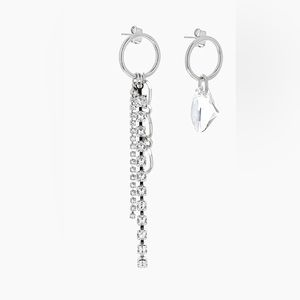 Justine Clenquet Silver Ewan Earrings (Purchased on SSENSE)